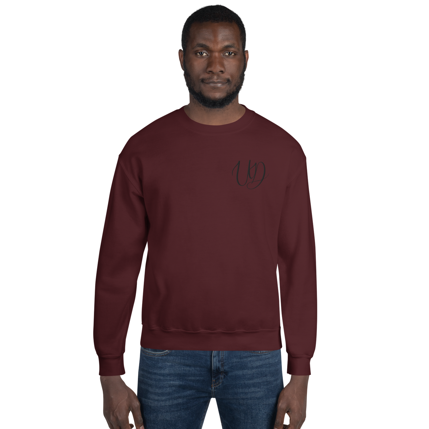 UNIFERENT EMBROIDERED BIG logo black Unisex Sweatshirt (15)