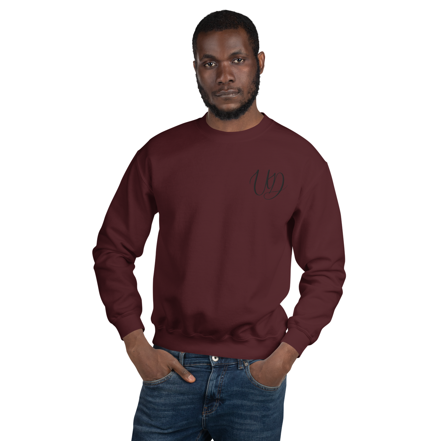 UNIFERENT EMBROIDERED BIG logo black Unisex Sweatshirt (15)