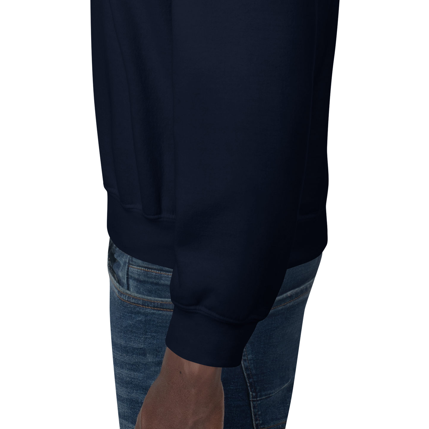 UNIFERENT EMBROIDERED BIG logo white Unisex Sweatshirt (18)