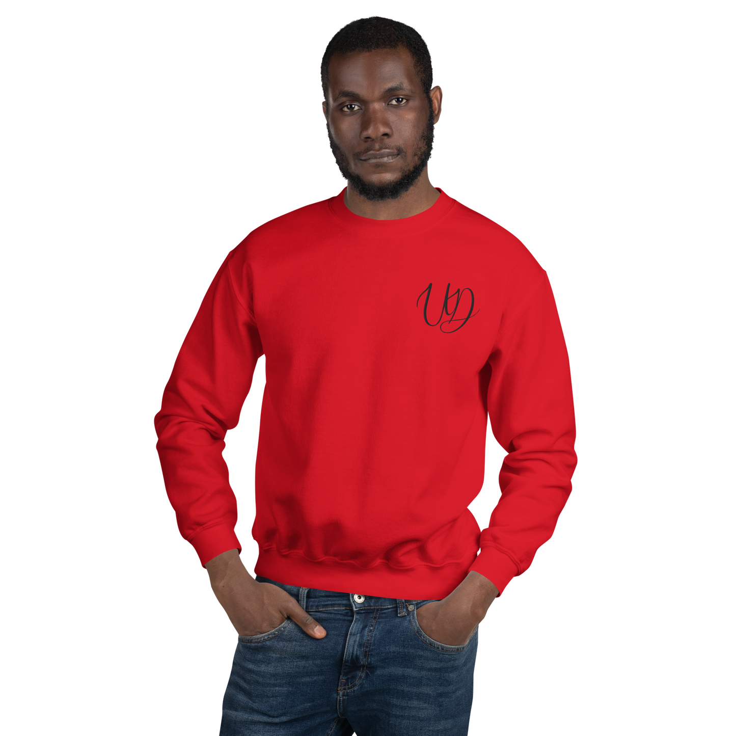 UNIFERENT EMBROIDERED BIG logo black Unisex Sweatshirt (15)