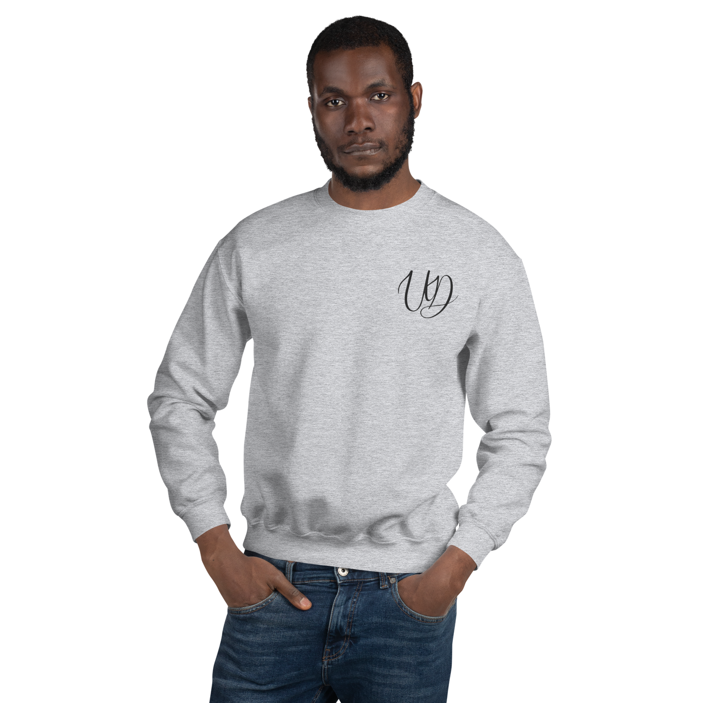 UNIFERENT EMBROIDERED BIG logo black Unisex Sweatshirt (15)