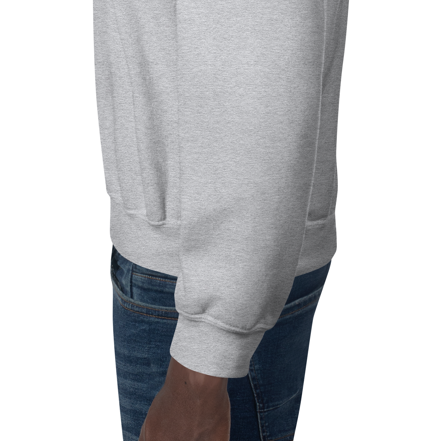 UNIFERENT EMBROIDERED SMALL logo black Unisex Sweatshirt (19)