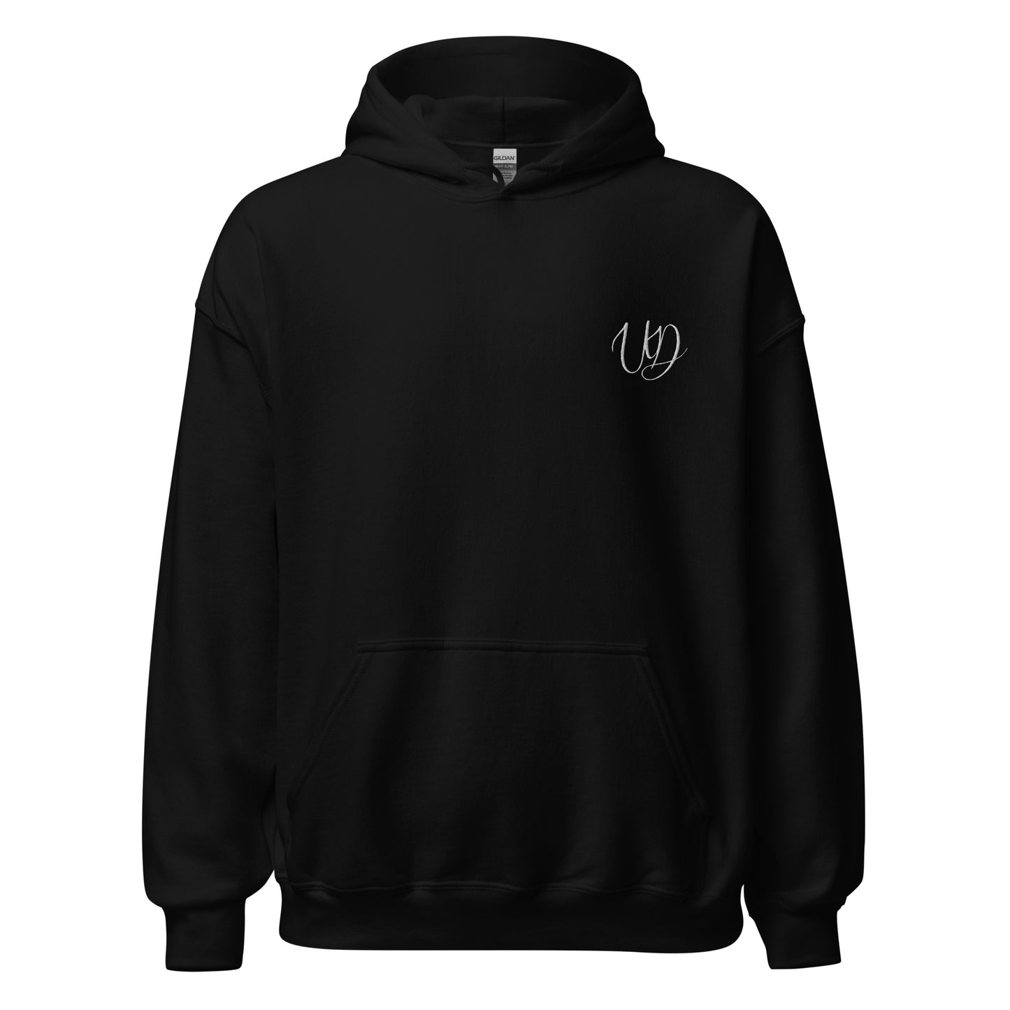 UNIFERENT EMBROIDERED Pull-over unisex Heavy Blend hooded jumper with small white logo (14)