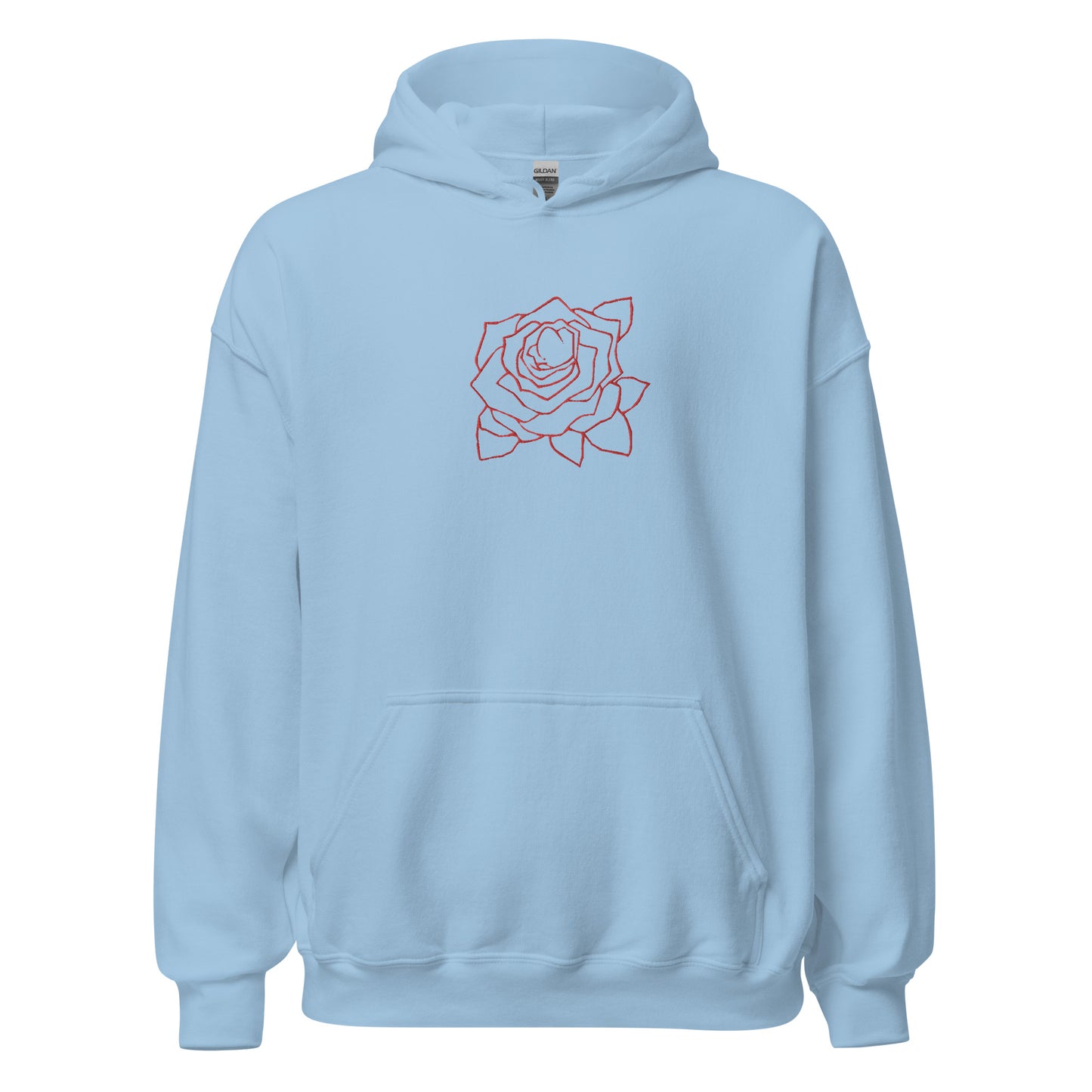 UNIFERENT VALENTINE BLOOD rose with back logo light Unisex Hoodie (148)