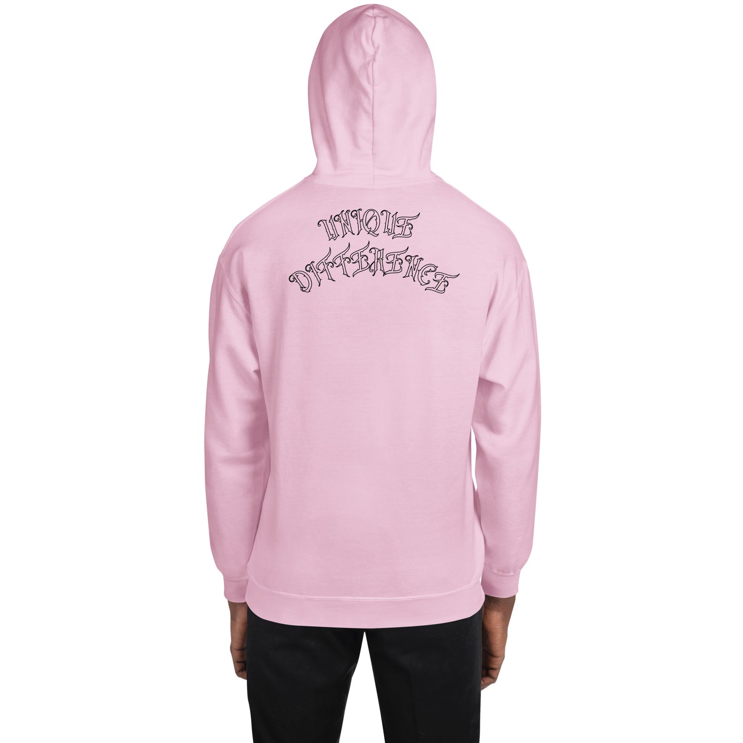 UNIFERENT VALENTINE BLOOD rose with back logo light Unisex Hoodie (148)