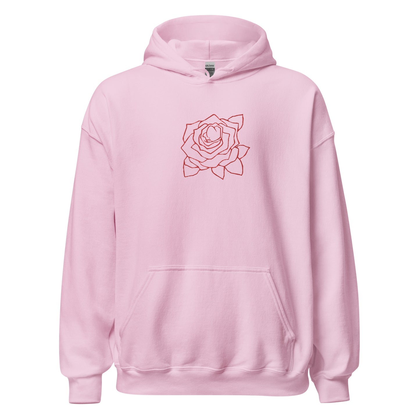 UNIFERENT VALENTINE BLOOD rose with back logo light Unisex Hoodie (148)