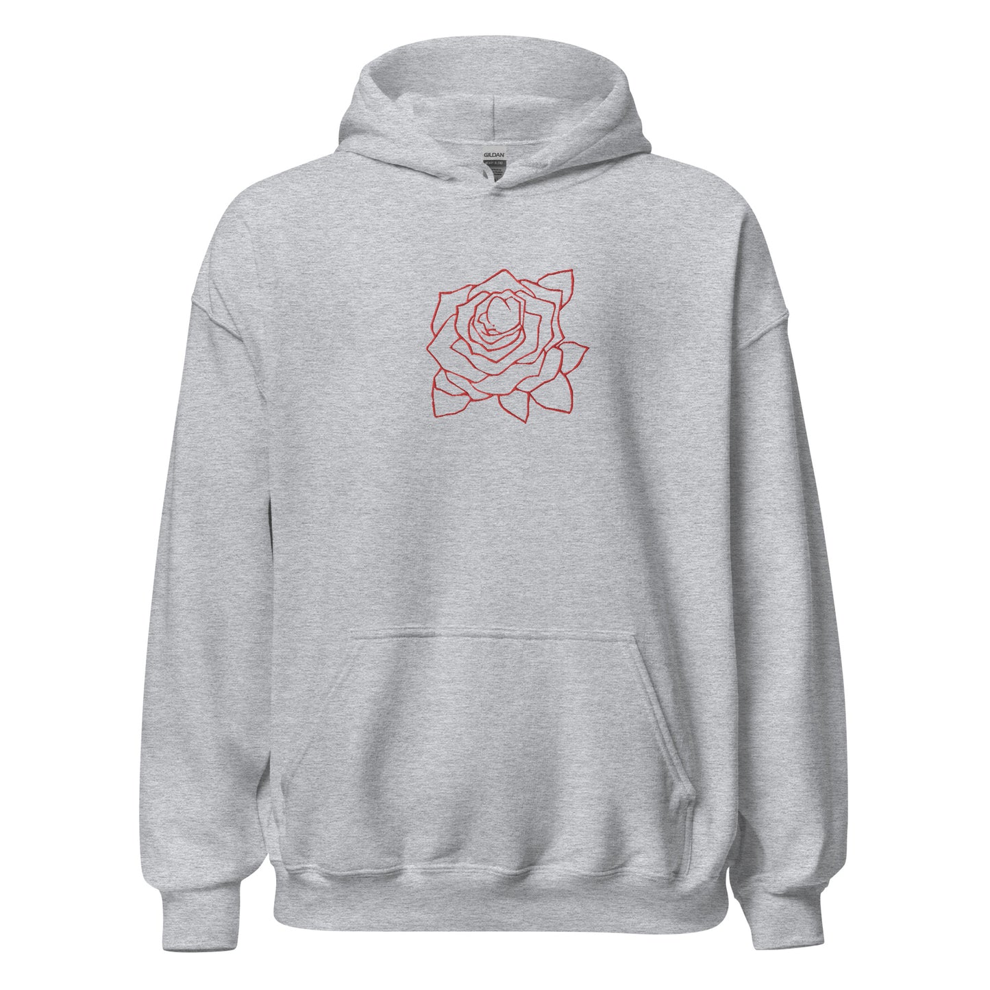 UNIFERENT VALENTINE BLOOD rose with back logo light Unisex Hoodie (148)