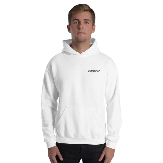 UNIFERENT FULL LOGO Small Left Embroidered Light Unisex Hoodie (140)