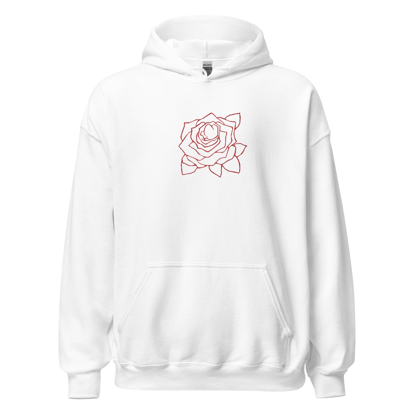 UNIFERENT VALENTINE BLOOD rose with back logo light Unisex Hoodie (148)