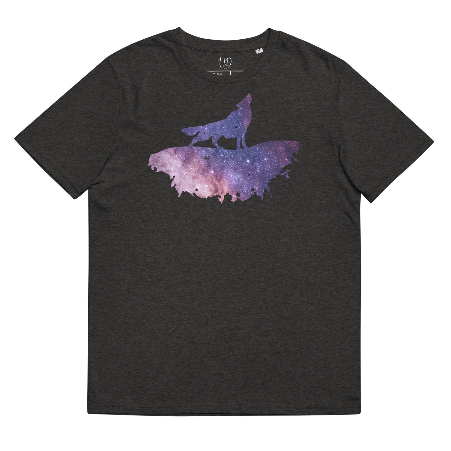 THE UNIFERENT Dark Skies Wolf One Dark Unisex organic cotton t-shirt (115)