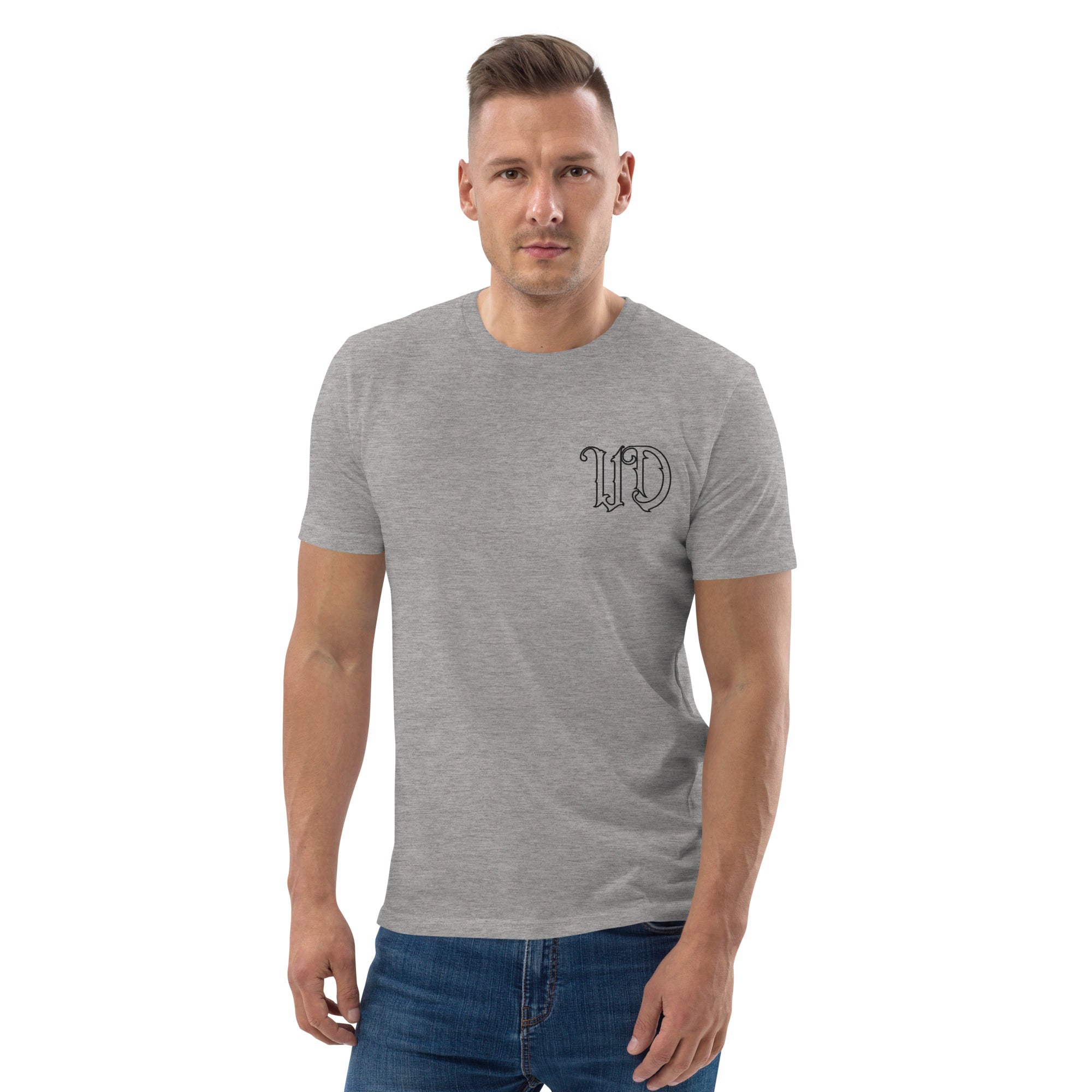 UNIFERENT NEW EMB Big Logo Dark Unisex organic cotton t-shirt (156)