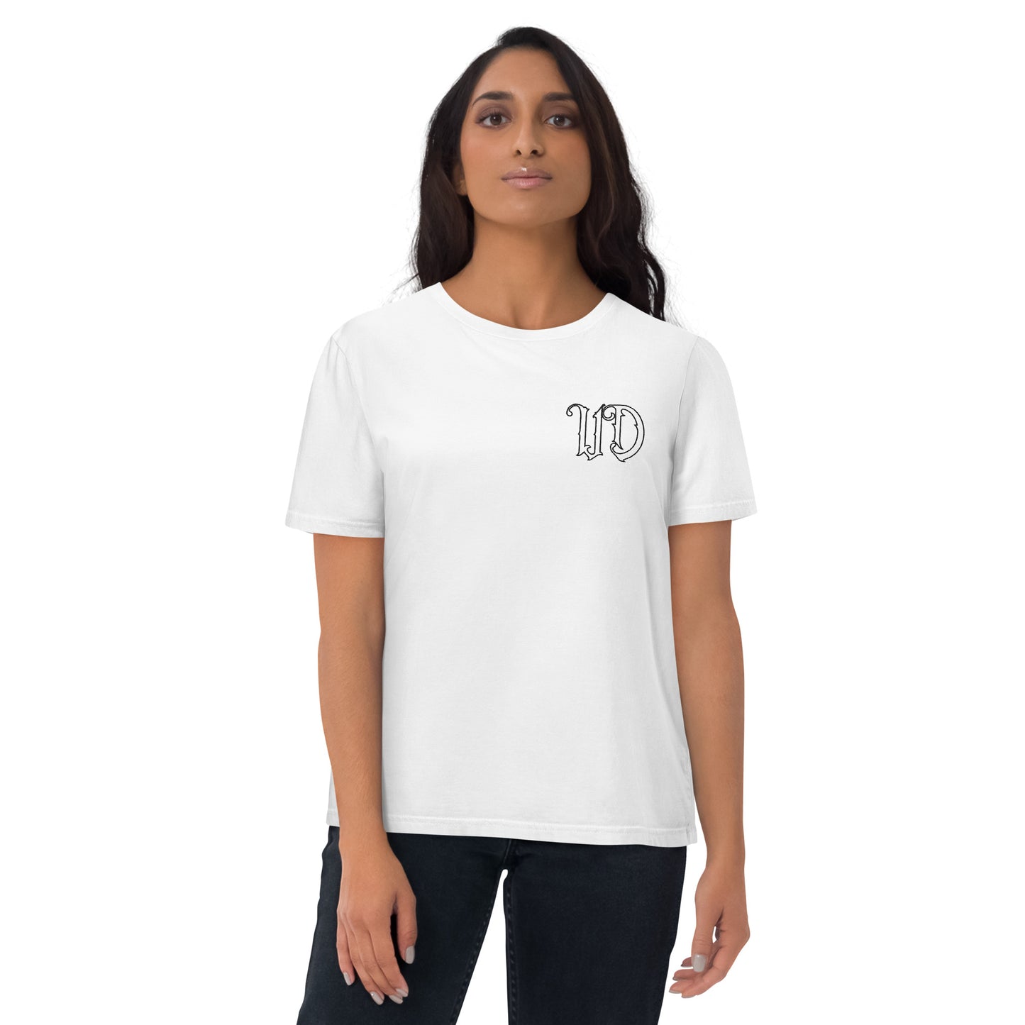 UNIFERENT NEW EMB Big Logo Dark Unisex organic cotton t-shirt (156)