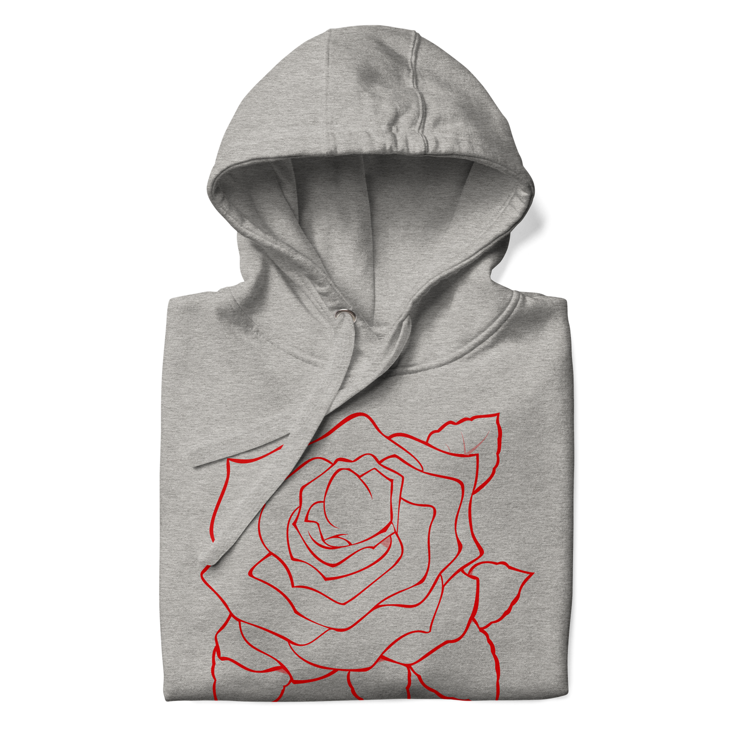 UNIFERENT VALENTINE BLOOD rose with back logo light Unisex Hoodie (83)