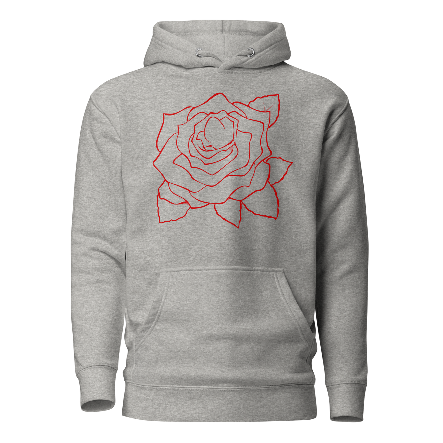 UNIFERENT VALENTINE BLOOD rose with back logo light Unisex Hoodie (83)