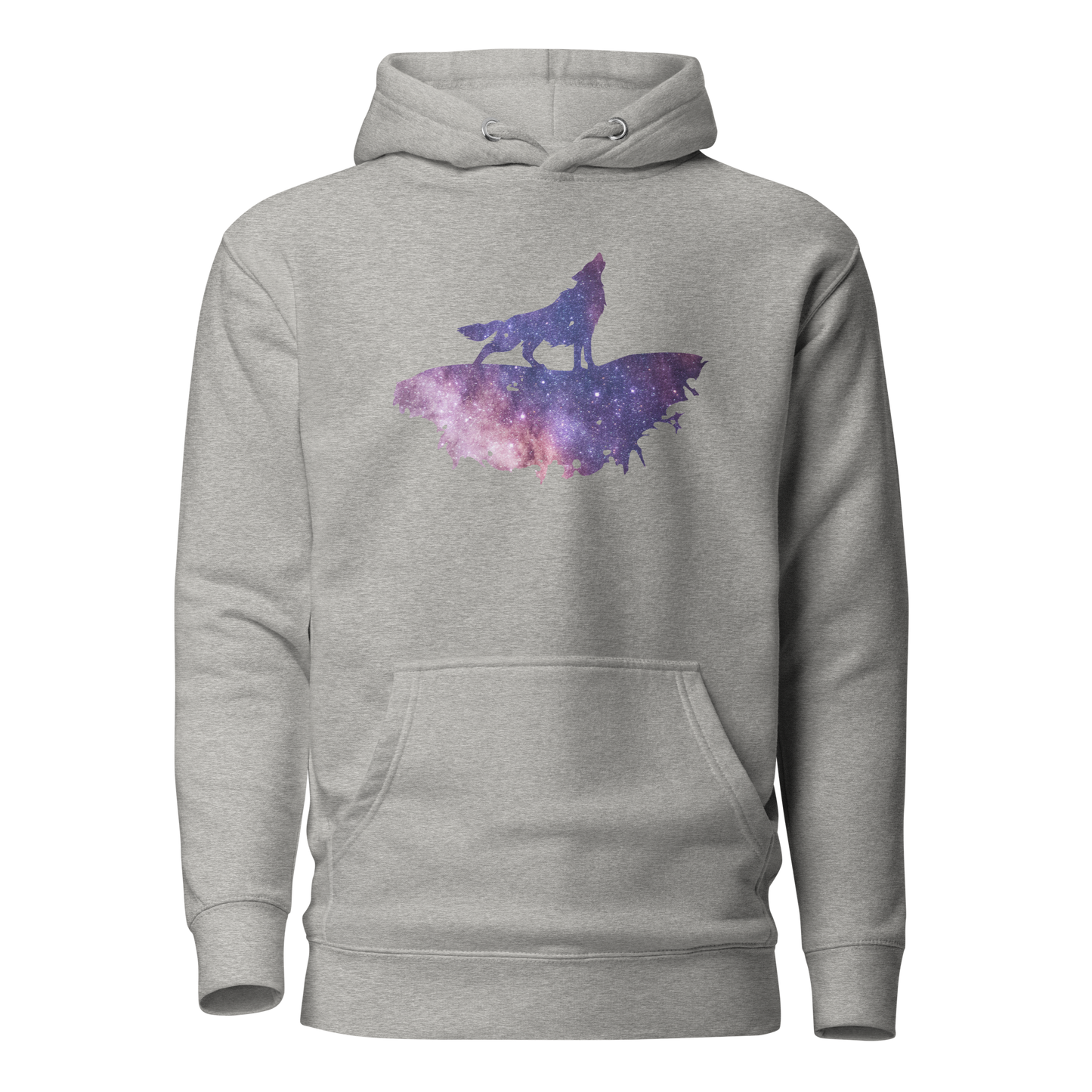 THE UNIFERENT DARK Skies Wolf One Light Unisex Hoodie (106)