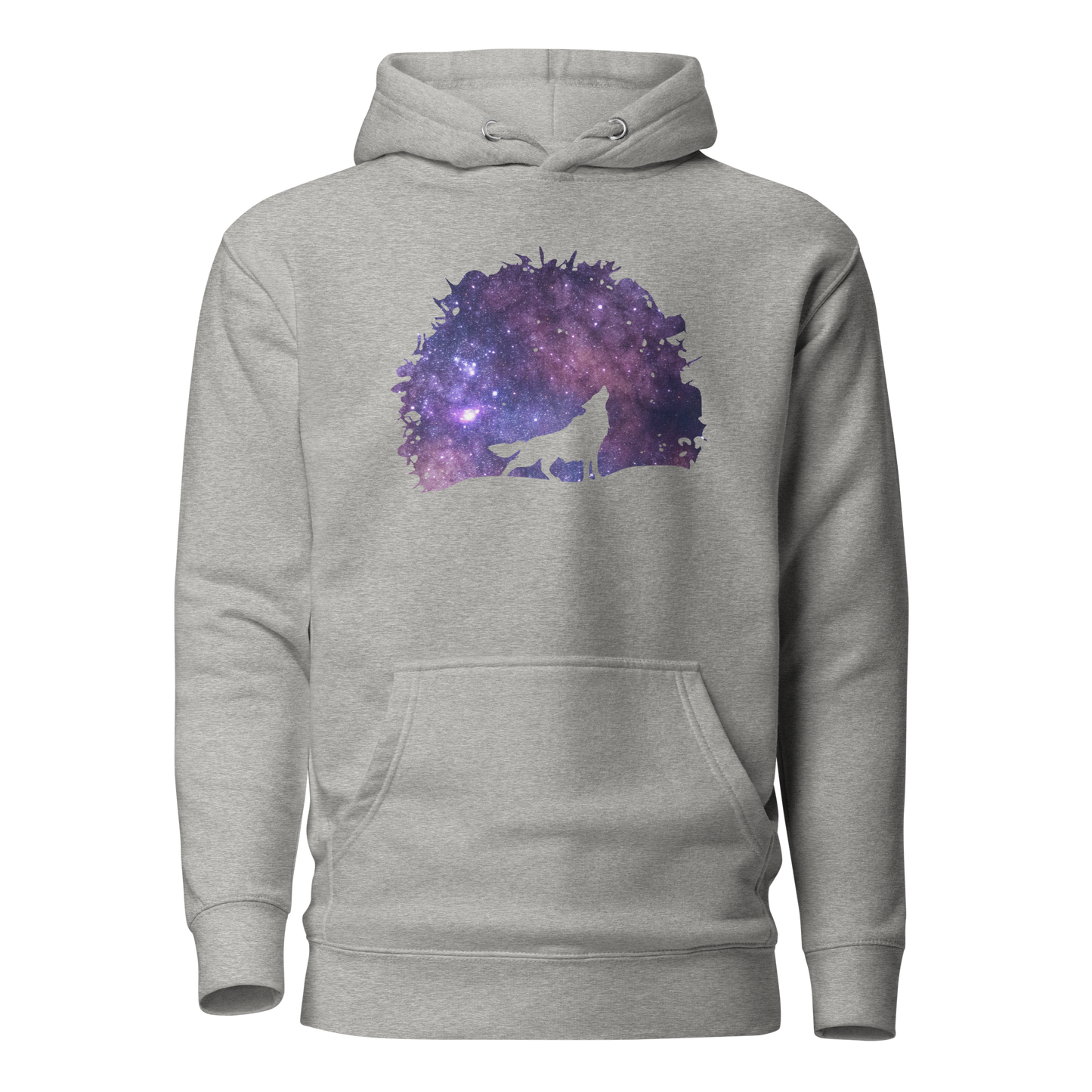 THE UNIFERENT DARK Skies Wolf One Inverted Light Unisex Hoodie (108)