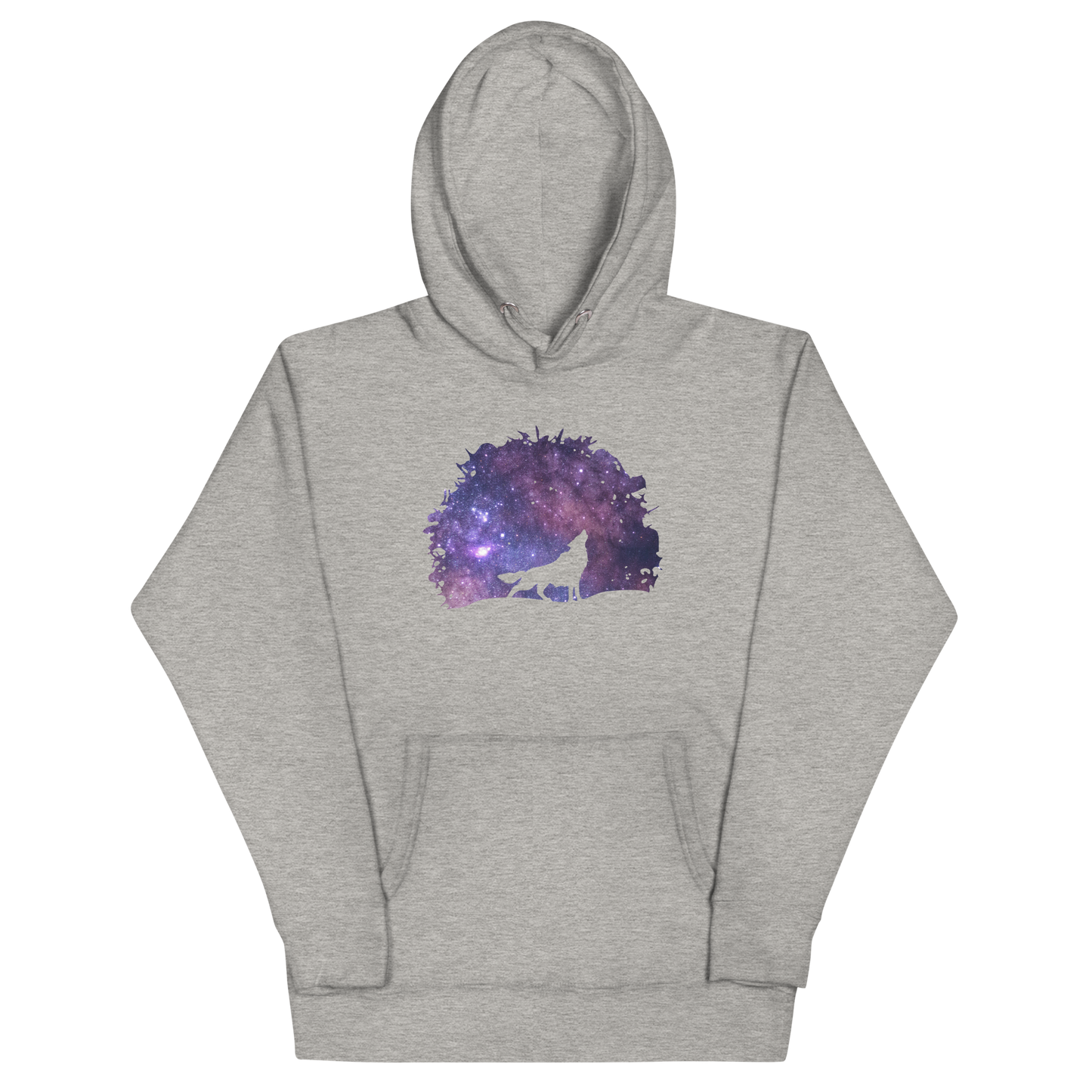 THE UNIFERENT DARK Skies Wolf One Inverted Light Unisex Hoodie (108)