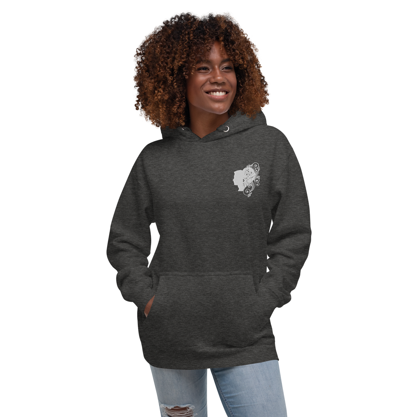 UNIFERENT VALENTINE HIS Embroidered Light Unisex Hoodie (100)