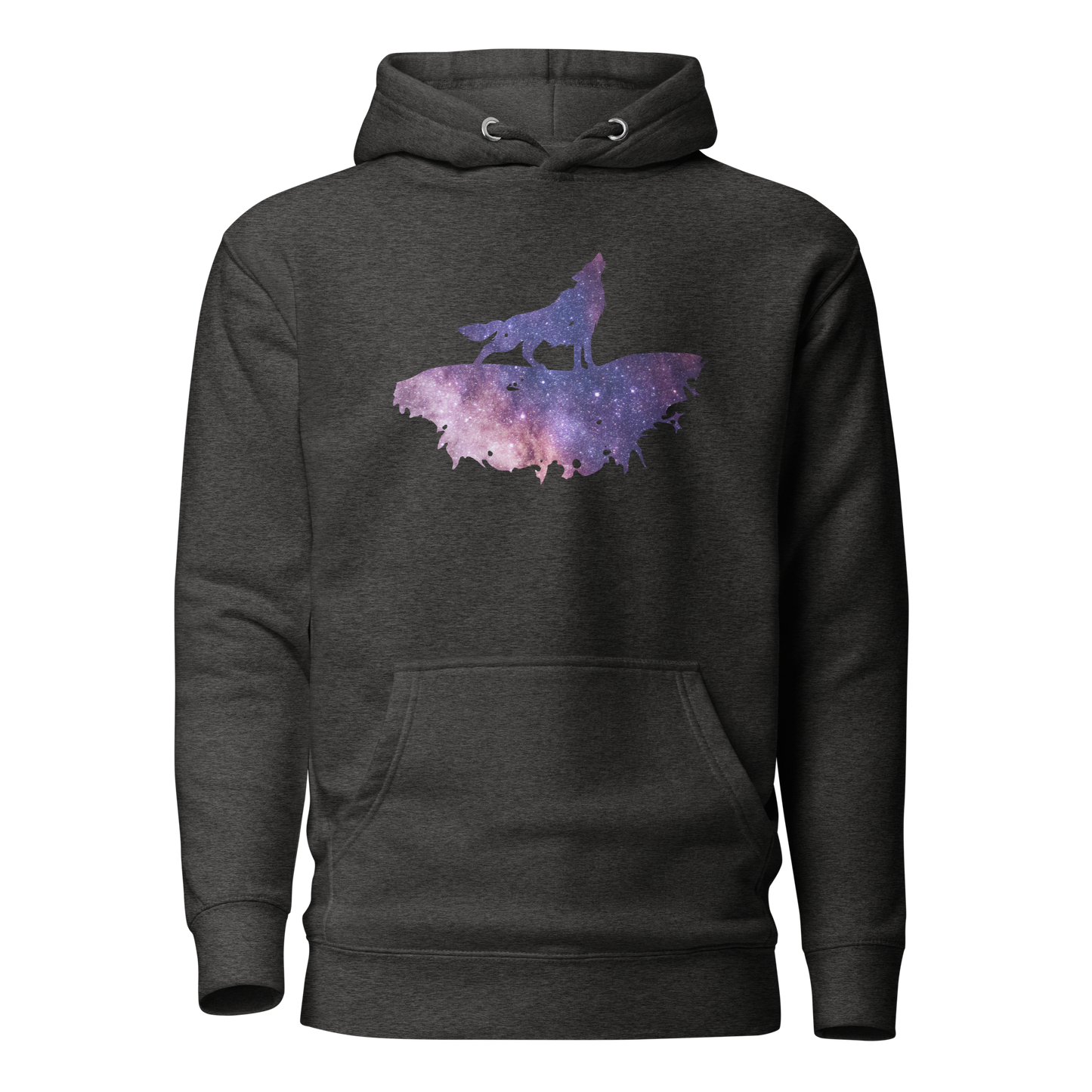 THE UNIFERENT DARK Skies Wolf One Dark Unisex Hoodie (107)