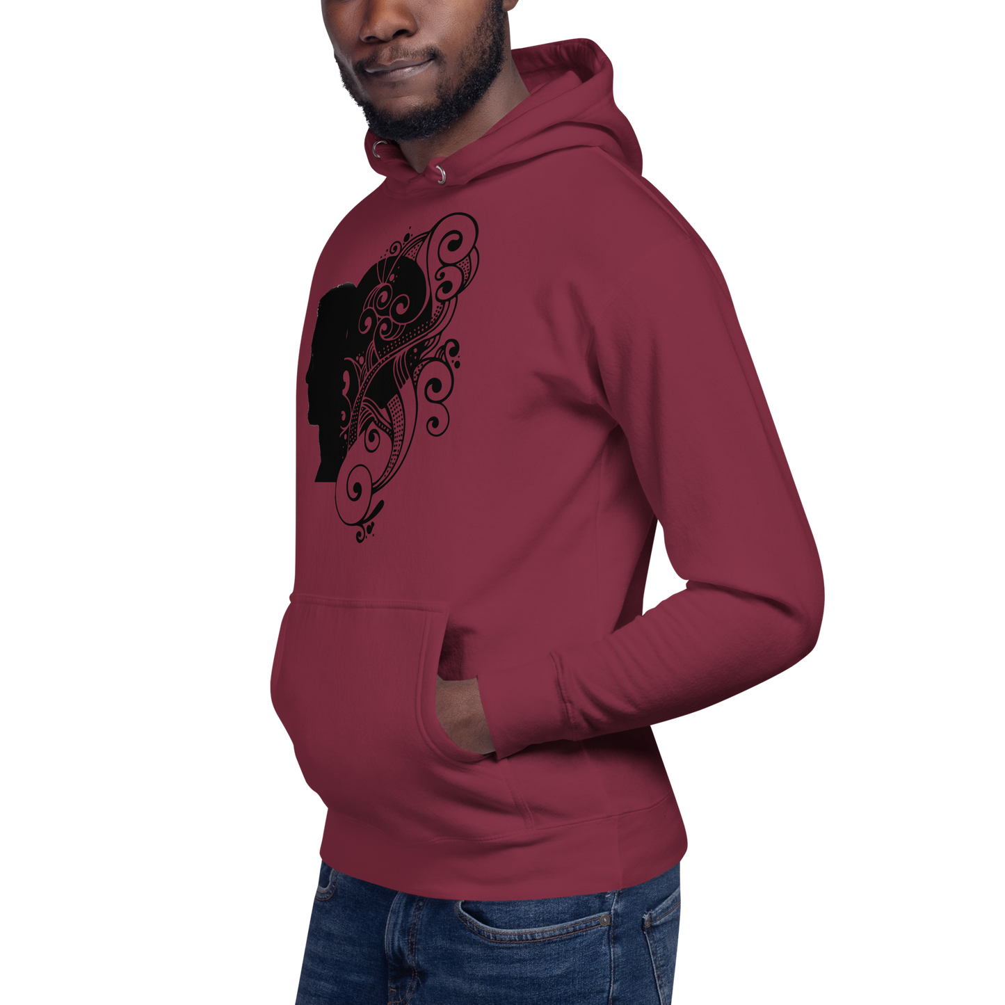 UNIFERENT VALENTINE HIS dark Unisex Hoodie (95)