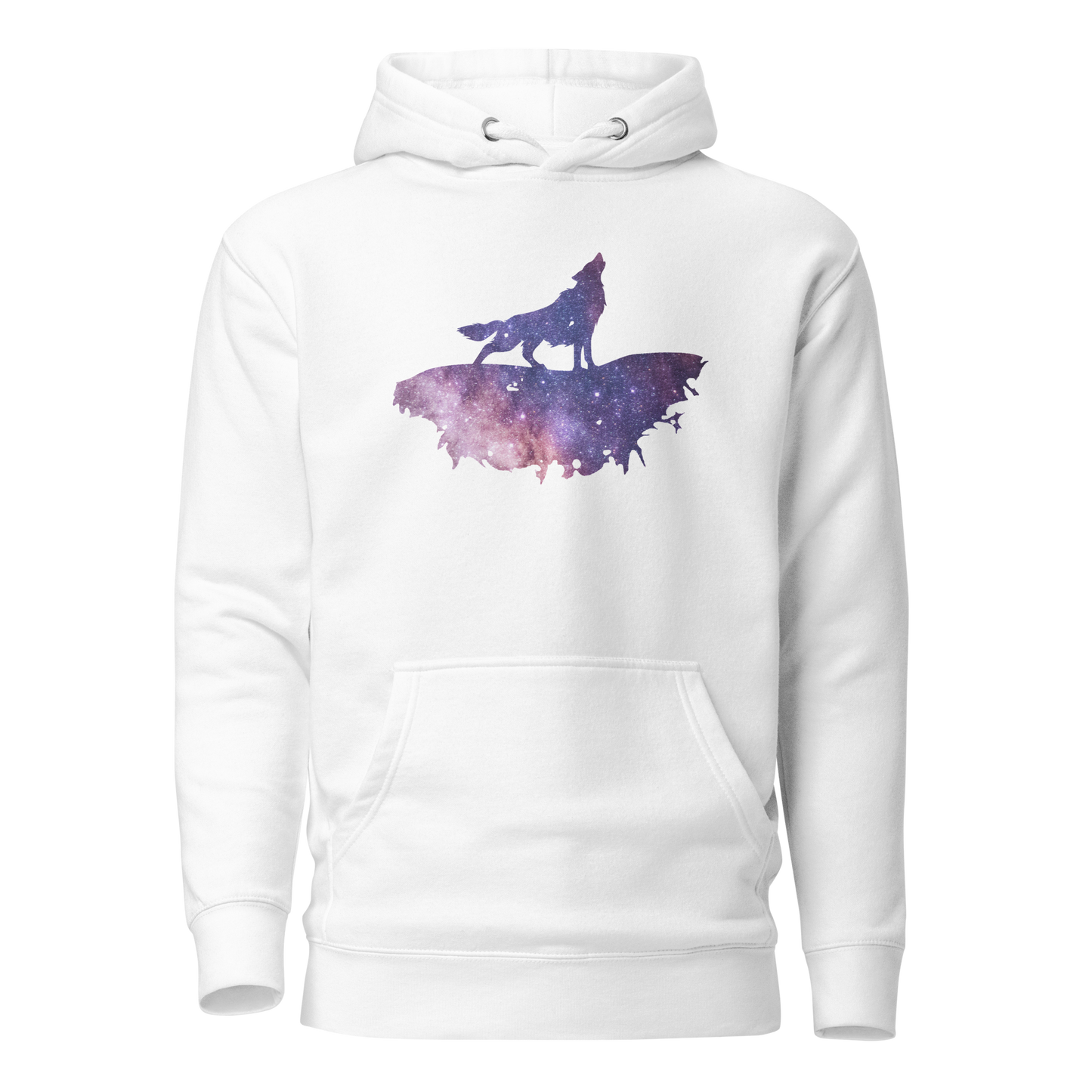 THE UNIFERENT DARK Skies Wolf One Light Unisex Hoodie (106)