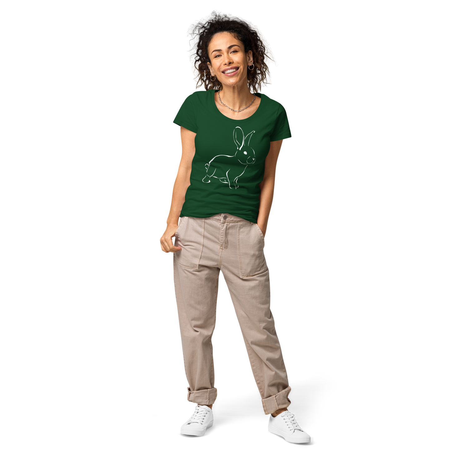 UNIFERENT CNY 2023 Light Logo Women’s basic organic slim fit soft touch t-shirt (74)