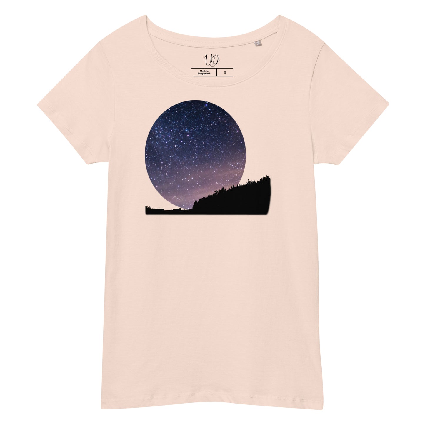 UNIFERENT DARK SKIES 2023 Women’s basic organic t-shirt (78)