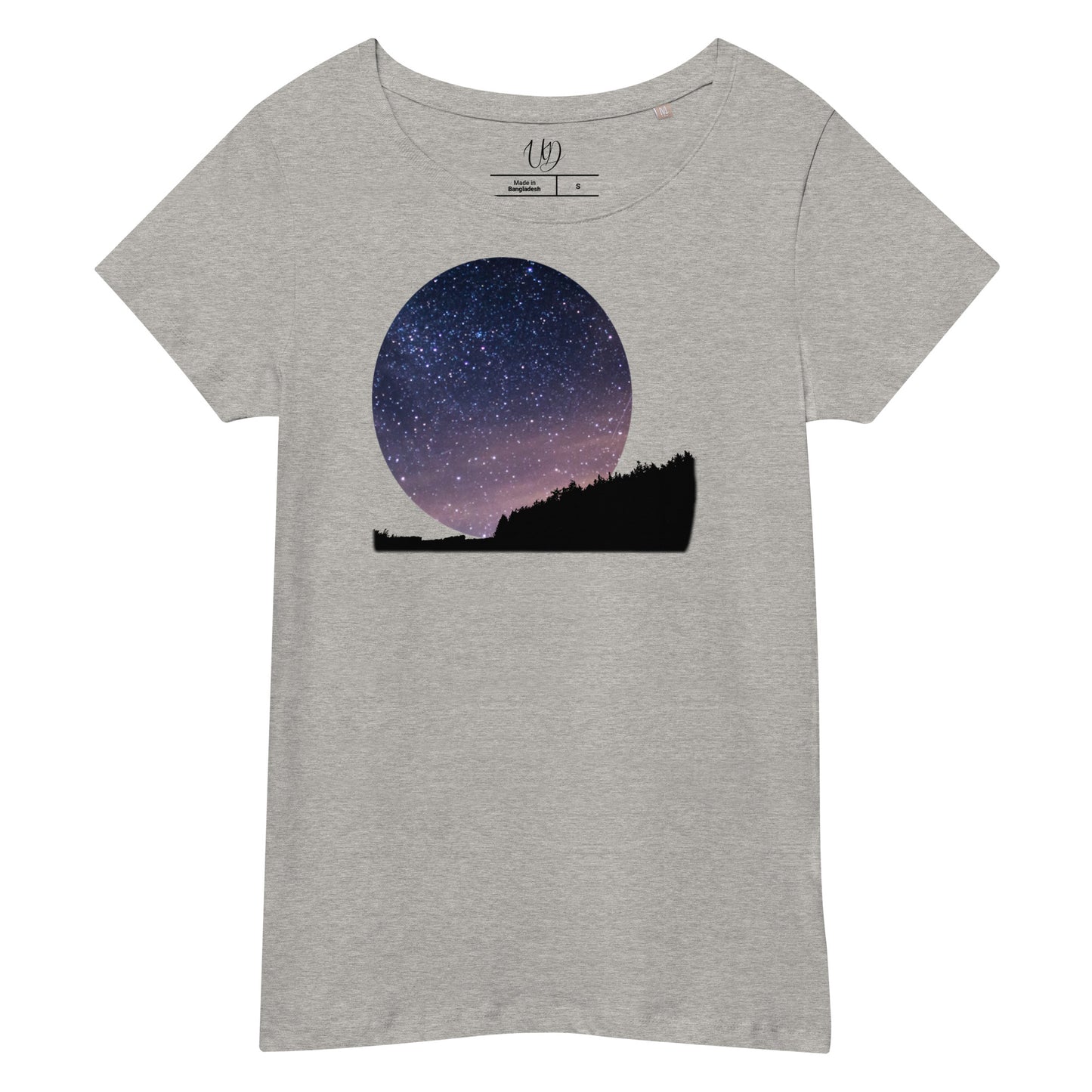 UNIFERENT DARK SKIES 2023 Women’s basic organic t-shirt (78)