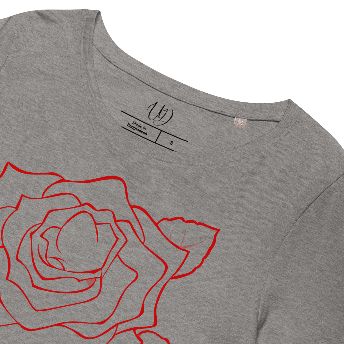 UNIFERENT VALENTINE BLOOD Rose light Women’s basic organic t-shirt (93)