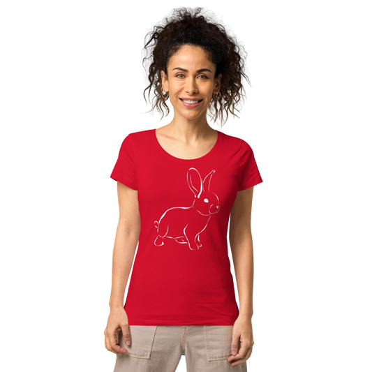 UNIFERENT CNY 2023 Light Logo with back symbol Women’s basic organic slim fit soft touch t-shirt (76)