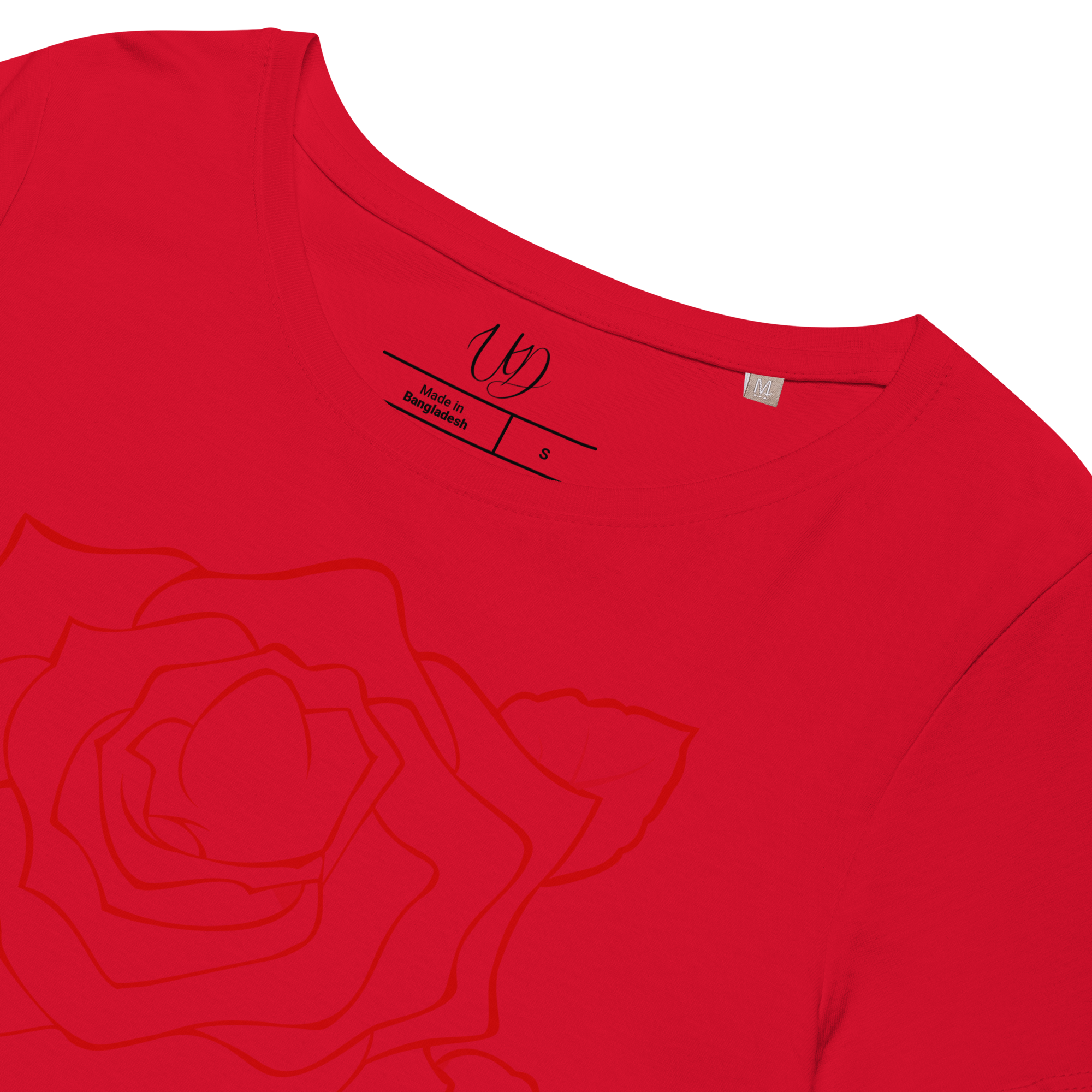 UNIFERENT VALENTINE BLOOD Rose light Women’s basic organic t-shirt (93)