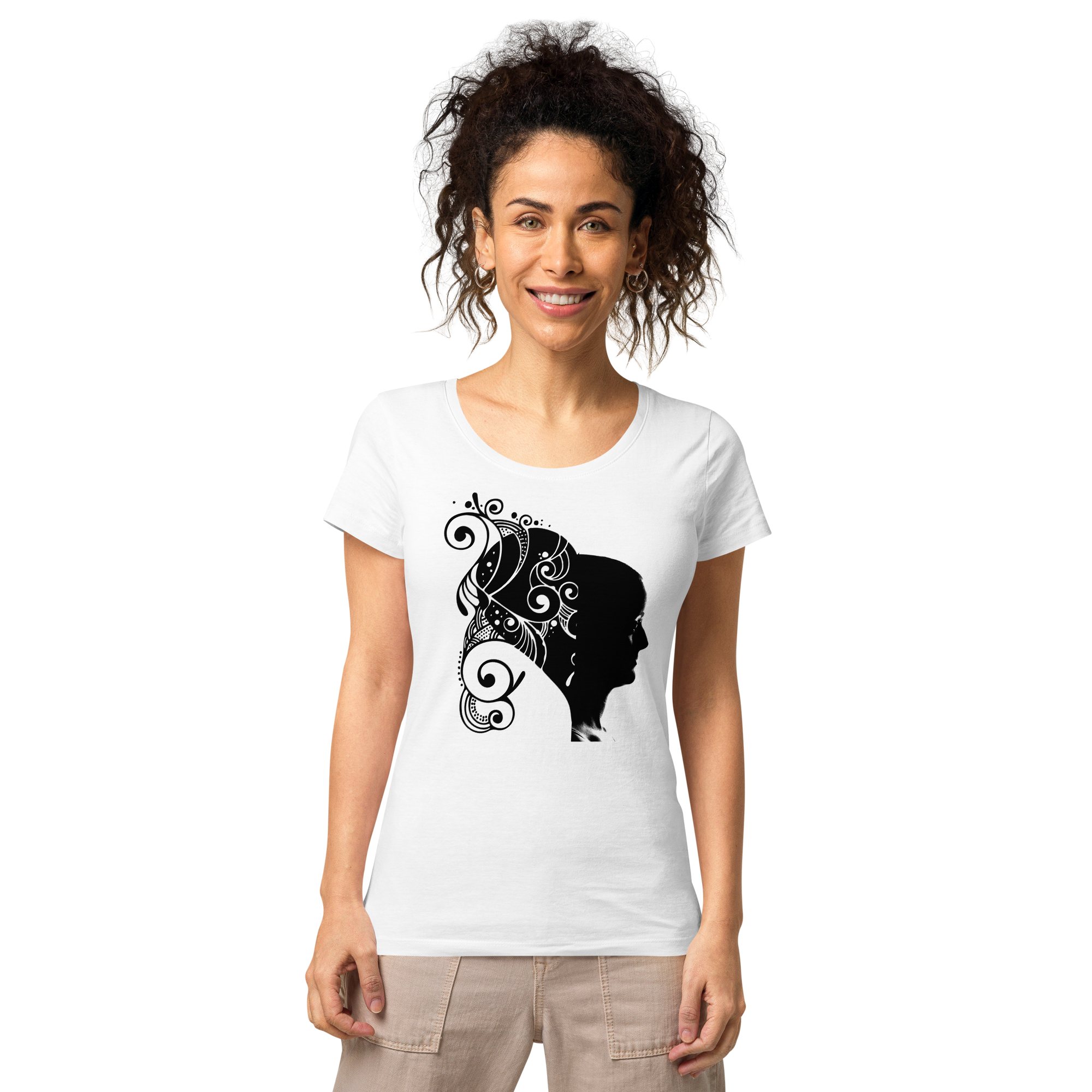 UNIFERENT VALENTINE HER dark Women’s basic organic t-shirt (90)