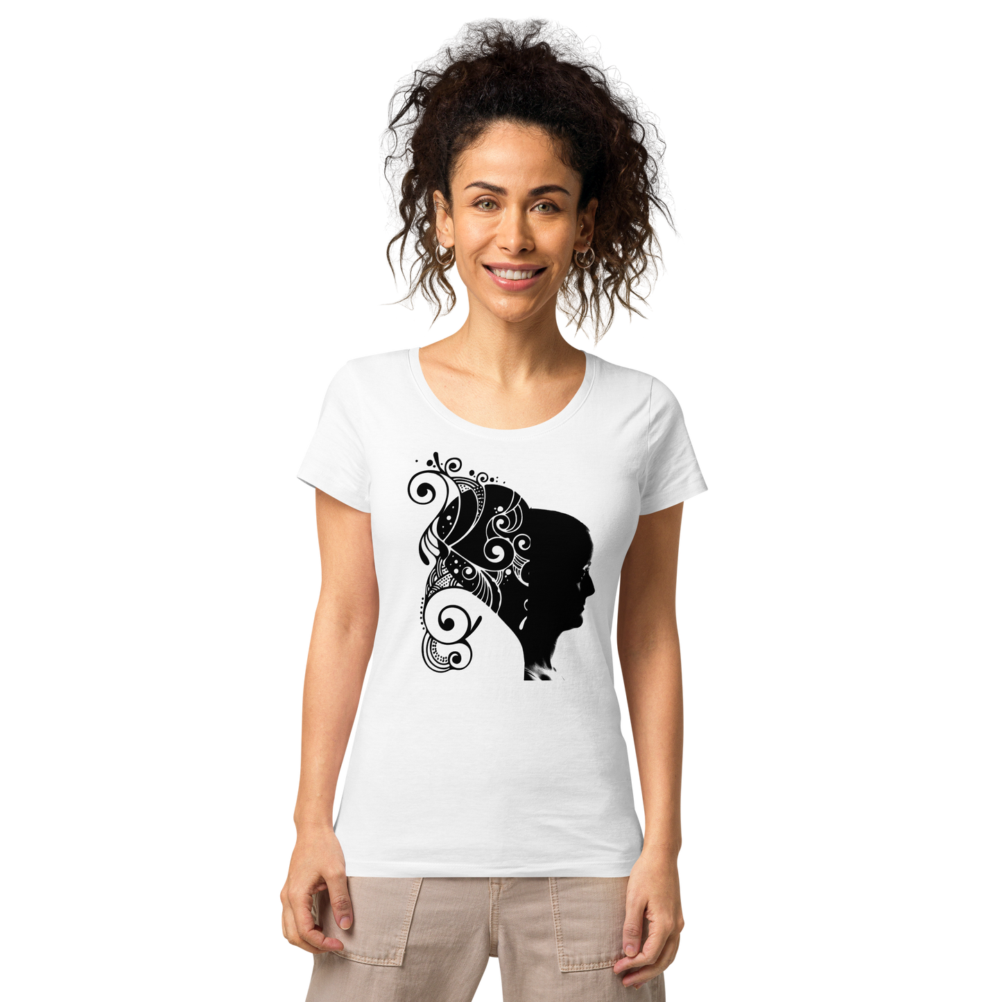 UNIFERENT VALENTINE HER dark Women’s basic organic t-shirt (90)