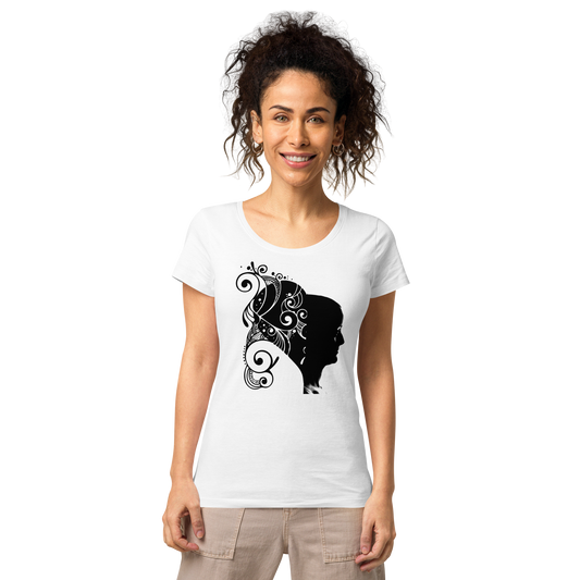 UNIFERENT VALENTINE HER dark Women’s basic organic t-shirt (90)